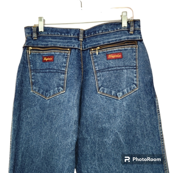 Virginie high waisted women's blue  jeans Size 34/ 31 - Picture 3 of 11